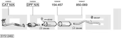 Глушитель BOSAL SYS12462