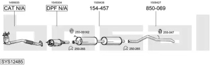 Глушитель BOSAL SYS12485