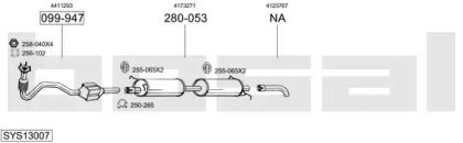 Глушитель BOSAL SYS13007