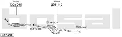 Глушитель BOSAL SYS14106