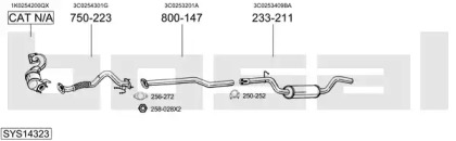 Глушитель BOSAL SYS14323