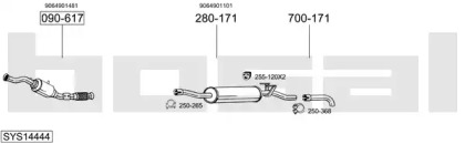 Глушитель BOSAL SYS14444