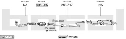 Глушитель BOSAL SYS15163