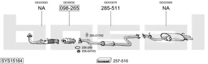 Глушитель BOSAL SYS15164