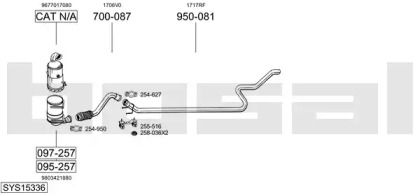 Глушитель BOSAL SYS15336