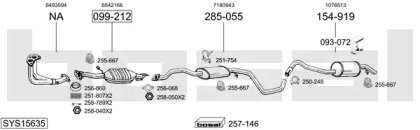 Глушитель BOSAL SYS15635