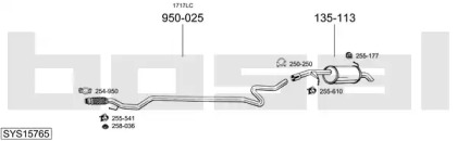 Глушитель BOSAL SYS15765