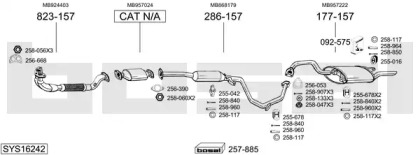 Глушитель BOSAL SYS16242