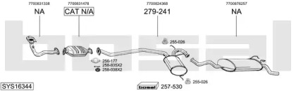 Глушитель BOSAL SYS16344