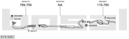 Глушитель BOSAL SYS16391