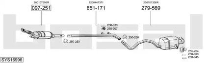 Глушитель BOSAL SYS16996