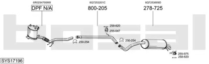 Глушитель BOSAL SYS17196