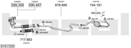 Глушитель BOSAL SYS17229