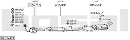 Глушитель BOSAL SYS17441