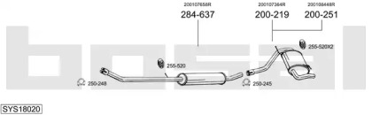 Глушитель BOSAL SYS18020