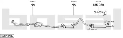 Глушитель BOSAL SYS18102