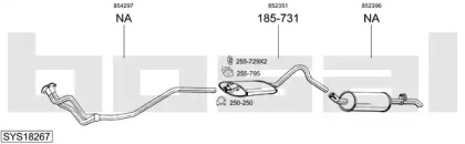 Глушитель BOSAL SYS18267