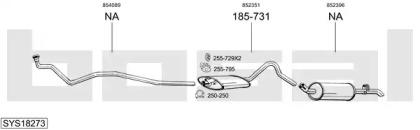 Глушитель BOSAL SYS18273