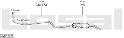 Глушитель BOSAL SYS18321