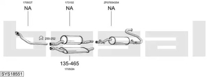 Глушитель BOSAL SYS18551