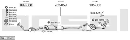 Глушитель BOSAL SYS18592