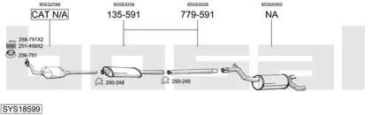 Глушитель BOSAL SYS18599