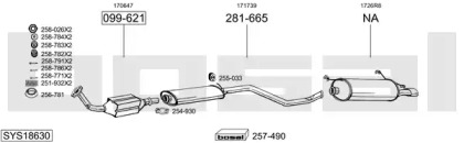 Глушитель BOSAL SYS18630