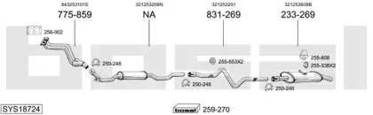 Глушитель BOSAL SYS18724