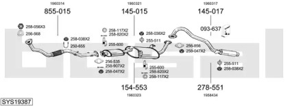 Глушитель BOSAL SYS19387