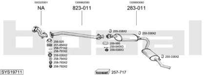 Глушитель BOSAL SYS19711