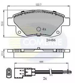 Комплект тормозных колодок COMLINE CBP21554