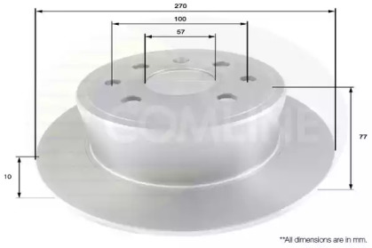 Тормозной диск COMLINE ADC1126