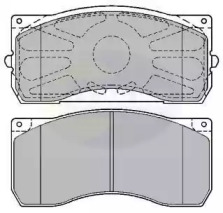 Комплект тормозных колодок COMLINE CBP9075K