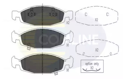 Комплект тормозных колодок COMLINE CBP31109