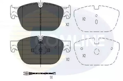 Комплект тормозных колодок COMLINE CBP26004