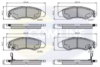 Комплект тормозных колодок COMLINE CBP3814