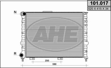 Теплообменник AHE 101.017