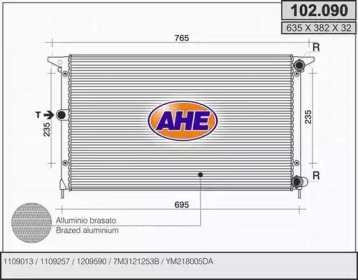 Теплообменник AHE 102.090