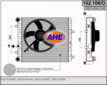 Теплообменник AHE 102.106/O