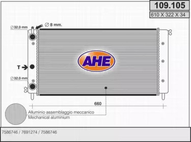 Теплообменник AHE 109.105