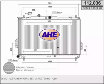 Теплообменник AHE 112.036