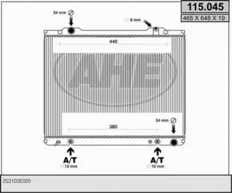 Теплообменник AHE 115.045