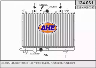 Теплообменник AHE 124.031