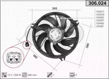 Вентилятор AHE 306.024