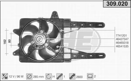 Вентилятор AHE 309.020