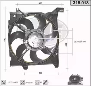 Вентилятор AHE 315.018