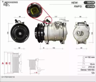 Компрессор AHE 57436