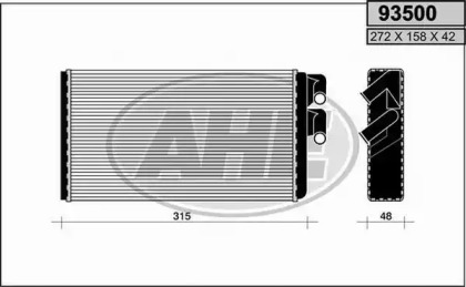 Теплообменник AHE 93500