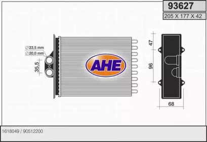 Теплообменник AHE 93627