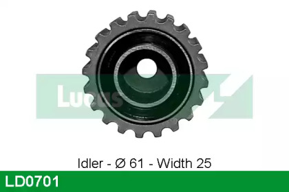 Ролик LUCAS ENGINE DRIVE LD0701